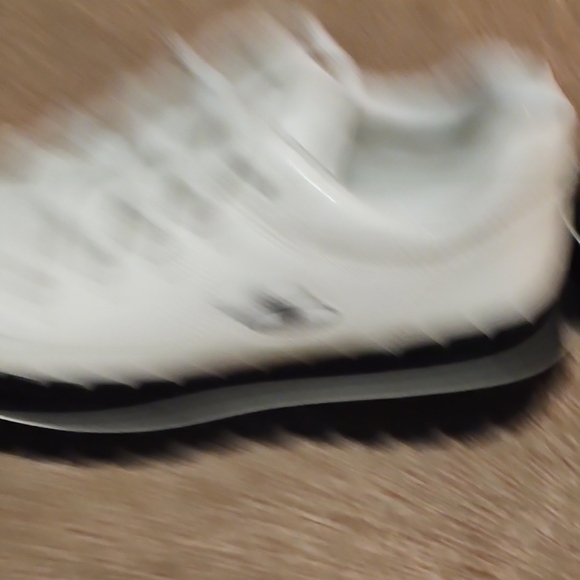 Women's White Chunky Sneakers - Picture 3 of 4